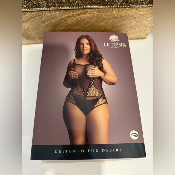 Other - Black Mesh Bodysuit